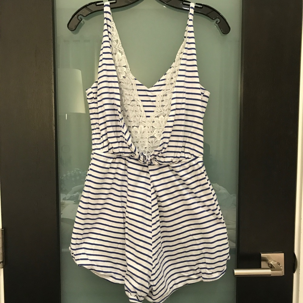 Backless Romper